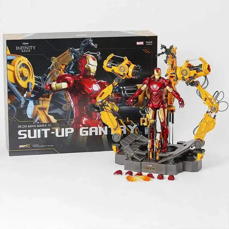 Iron Man Suit Up Gantry Led Figure With Armor Platform - ToylandEU