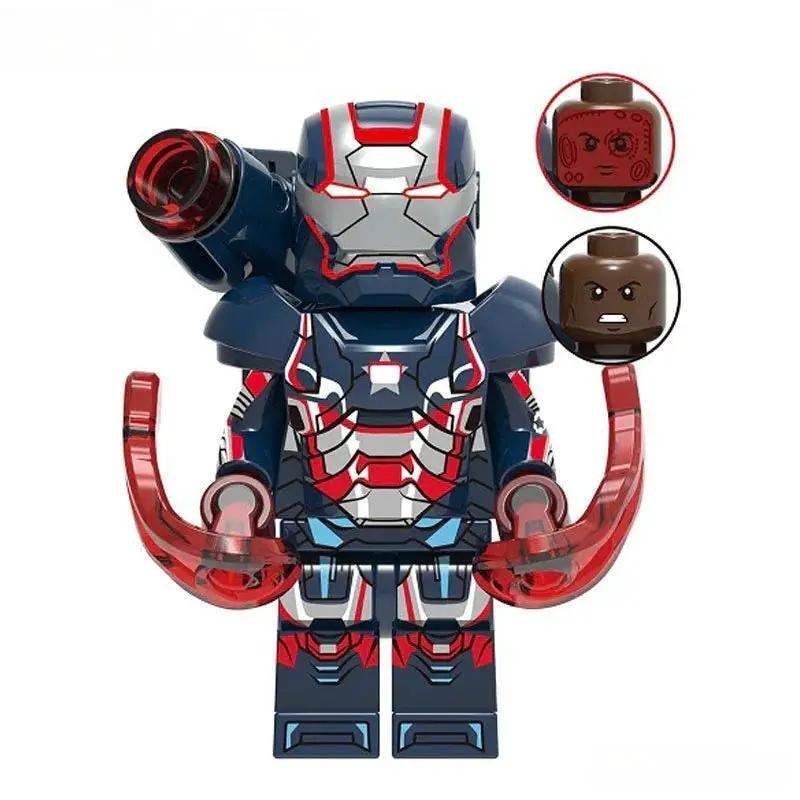 Iron Patriot James Rhodes Lego Minifigures Custom Toys 1 - Minifigure Toys