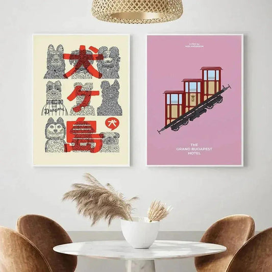  Isle Of Dogs Poster Canvas Print Modern Retro Charm -  ToylandEU™