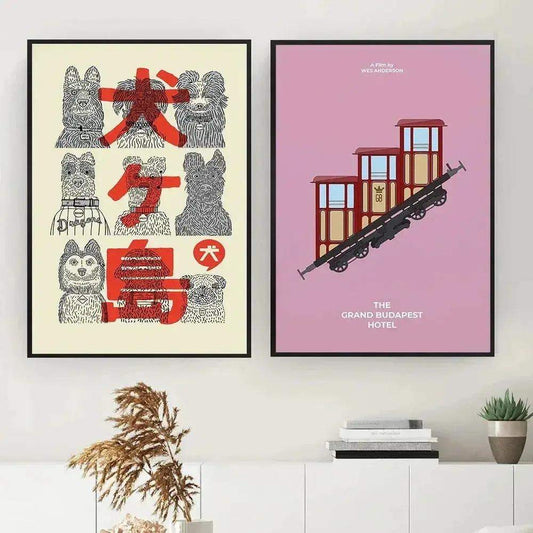  Isle Of Dogs Poster Canvas Print Modern Retro Charm -  ToylandEU™