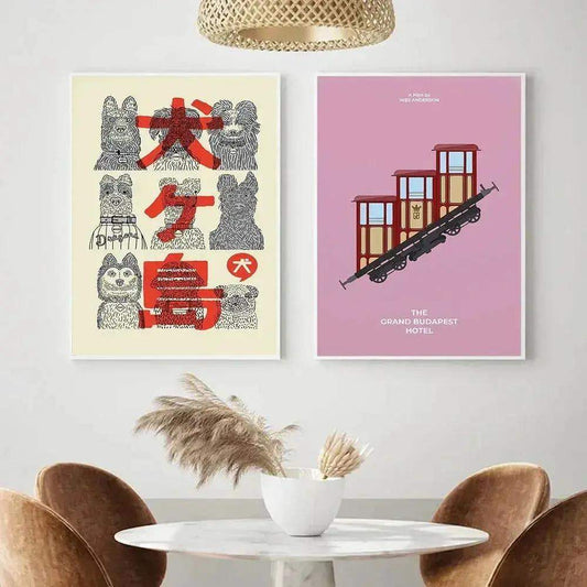  Isle Of Dogs Poster Canvas Print Modern Retro Charm -  ToylandEU™
