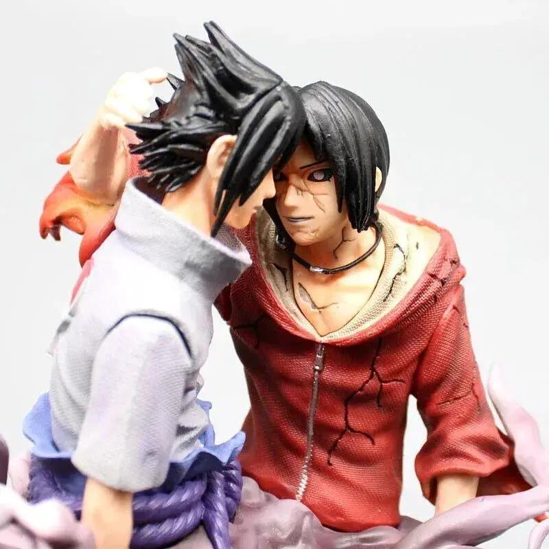  Itachi Sasuke Uchiha Figure PVC 17cm Battle Scene -  ToylandEU™