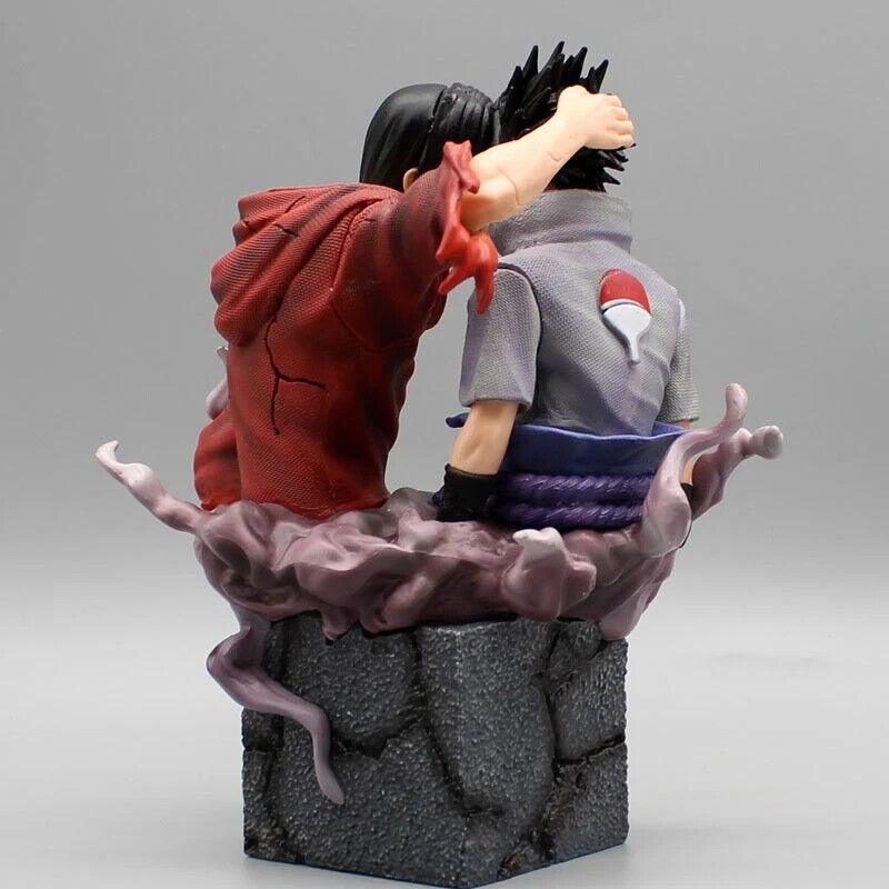  Itachi Sasuke Uchiha Figure PVC 17cm Battle Scene 