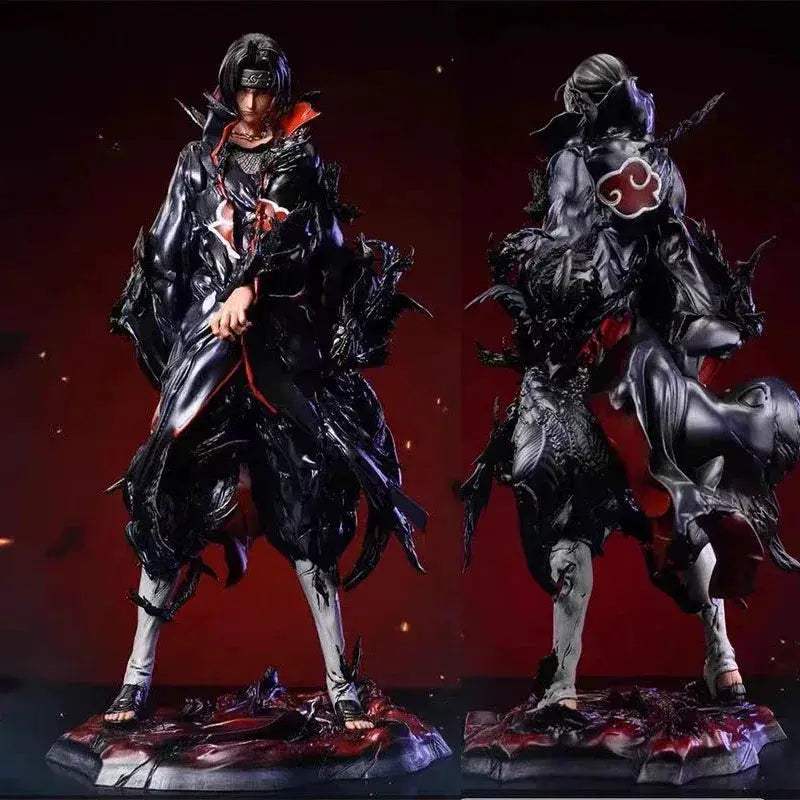 Itachi Uchiha Tsukuyomi Crows Anime Figure, Naruto Shippuden Action Figurines 26 CM - ToylandEU
