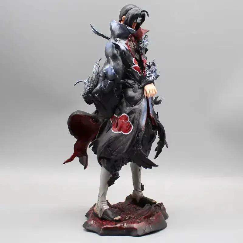 Itachi Uchiha Tsukuyomi Crows Anime Figure, Naruto Shippuden Action Figurines 26 CM - ToylandEU