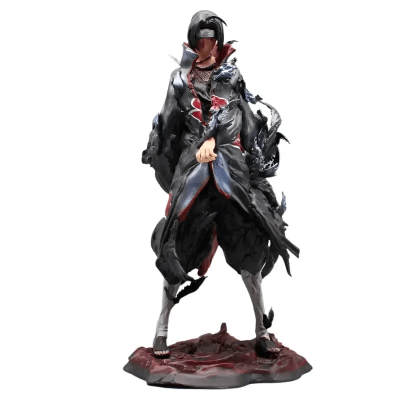 Itachi Uchiha Tsukuyomi Crows Anime Figure, Naruto Shippuden Action Figurines 26 CM - ToylandEU
