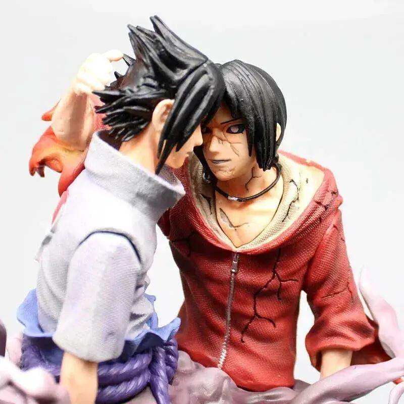 Itachi x Sasuke Uchiha Figure, Fated Battle Between Brothers Iconic Death - ToylandEU
