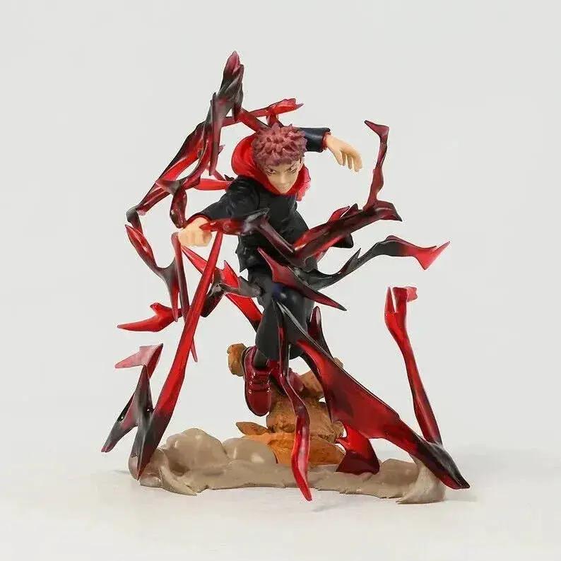 Itadori Yuji Anime Figurine, Jujutsu Kaisen PVC Figure JJK Statue Collectible Gifts for Friends and Family 19cm/7.5in - ToylandEU