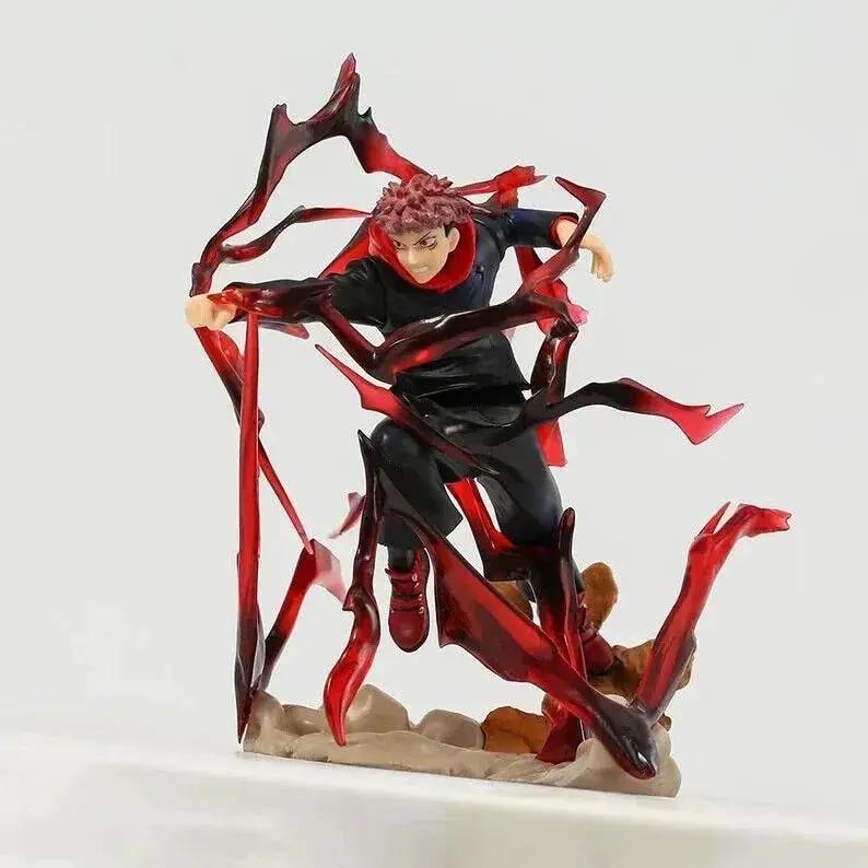 Itadori Yuji Anime Figurine, Jujutsu Kaisen PVC Figure JJK Statue Collectible Gifts for Friends and Family 19cm/7.5in - ToylandEU