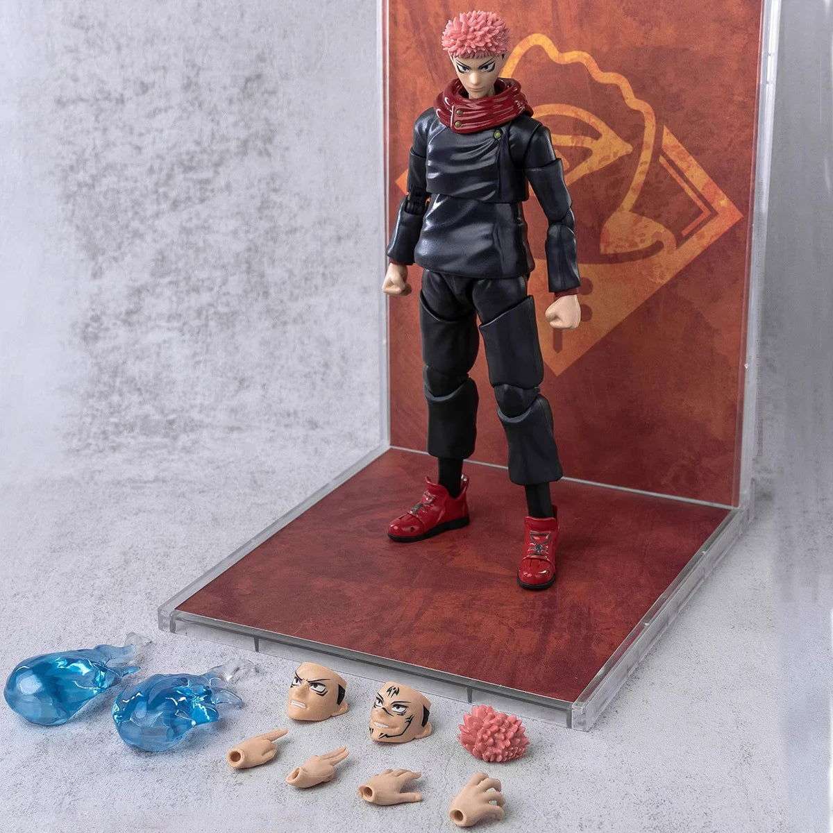  Itadori Yuji and Finger of Ryomen Sukuna Anime Figure, Jujutsu Kaisen JJK Collection Model Action Figurines 18 cm 