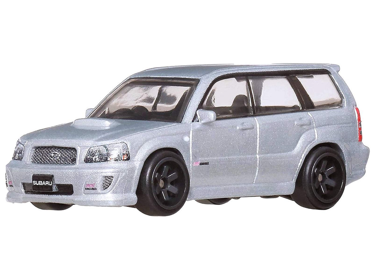 Subaru Forester STI Silver Metallic | Diecast Model Car | Hot Wheels | Fast Wagons Series