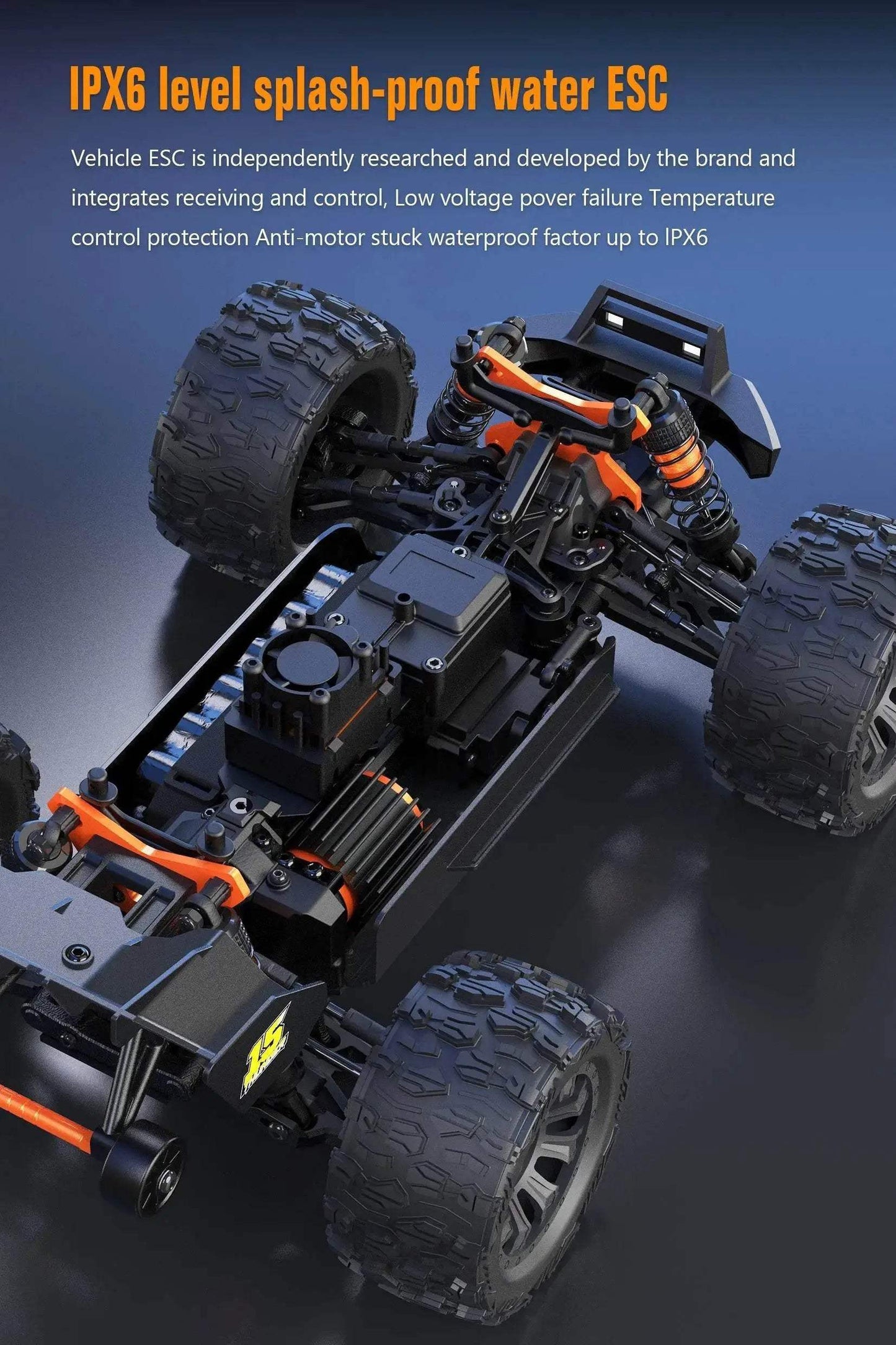 JIUSI MT14R 1/14 RC Racing Car 80km/h 4WD Off-road Toys - ToylandEU