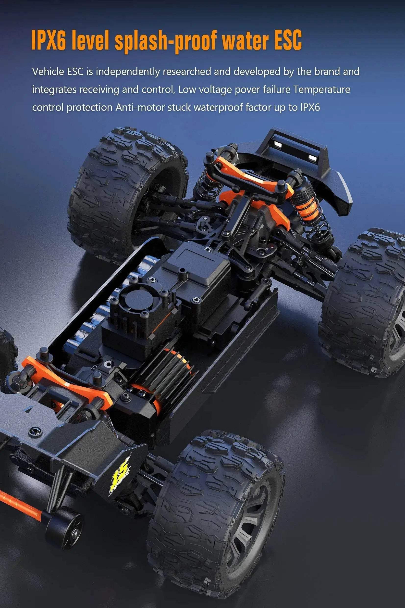JIUSI MT14R 1/14 RC Racing Car 80km/h 4WD Off-road Toys - ToylandEU