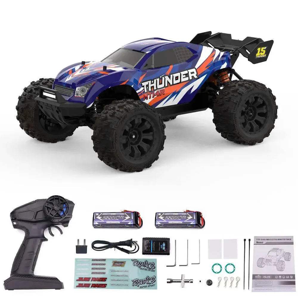 JIUSI MT14R 1/14 RC Racing Car 80km/h 4WD Off-road Toys - ToylandEU