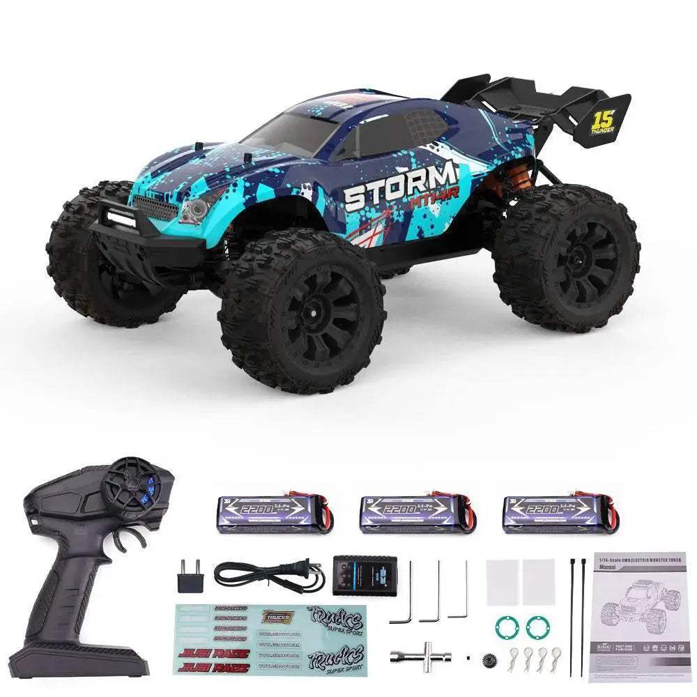 JIUSI MT14R 1/14 RC Racing Car 80km/h 4WD Off-road Toys - ToylandEU