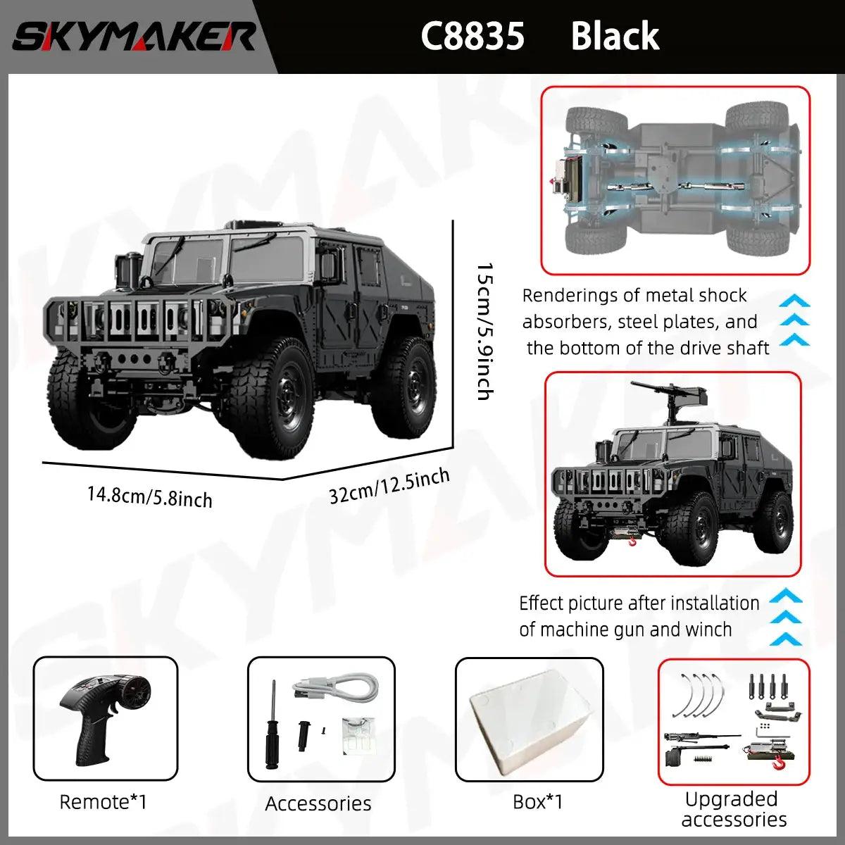  JJRC C8835 RC Car 4WD All Terrain Climber LED Lights -  ToylandEU™