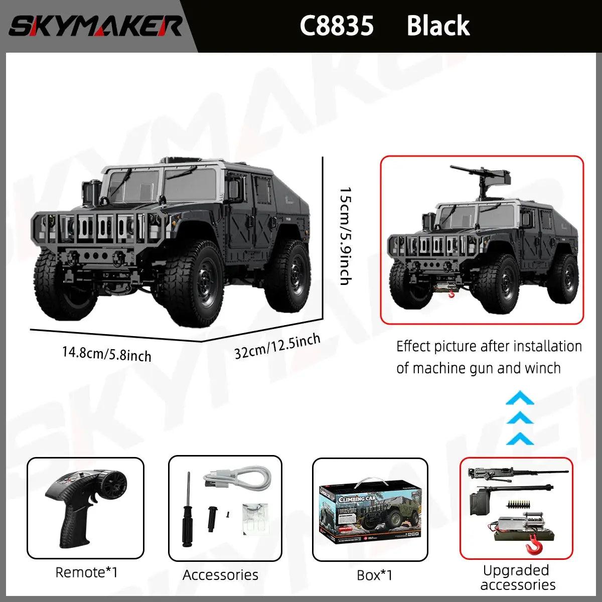  JJRC C8835 RC Car 4WD All Terrain Climber LED Lights -  ToylandEU™