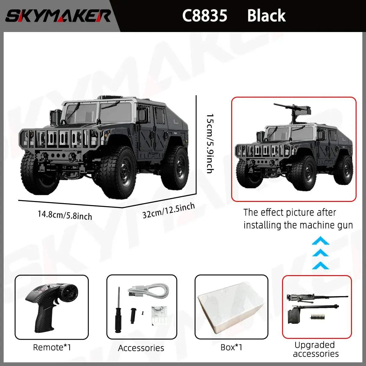  JJRC C8835 RC Car 4WD All Terrain Climber LED Lights -  ToylandEU™
