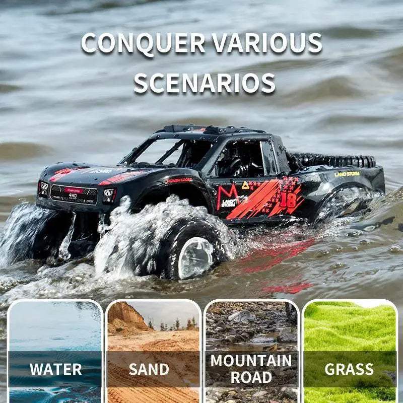  JJRC Q156 Remote Control Stunt Car - Amphibious Off-Road Climbing  -  ToylandEU™