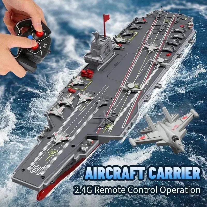 JJRC RC Aircraft Carrier Model With Water Activated System - ToylandEU