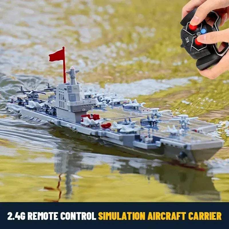 JJRC RC Aircraft Carrier Model With Water Activated System - ToylandEU