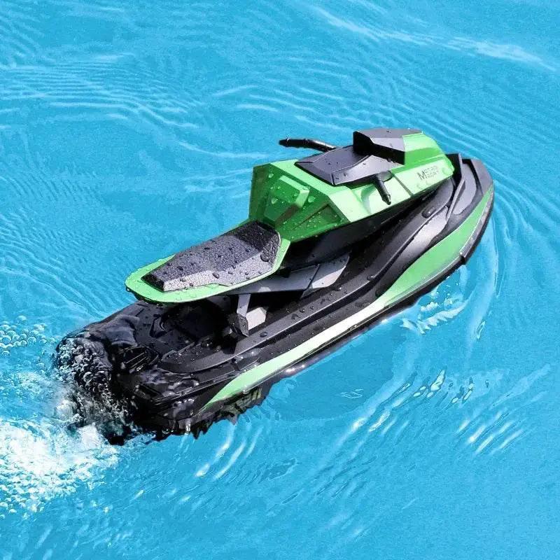  RC JJRC S9 2.4GHz Remote Control Racing Boat - 1:14 Scale High-Speed Electric RC Ship with Dual Motors and Two Speed Settings - Ideal Gift for Ages 6-14 -  ToylandEU™