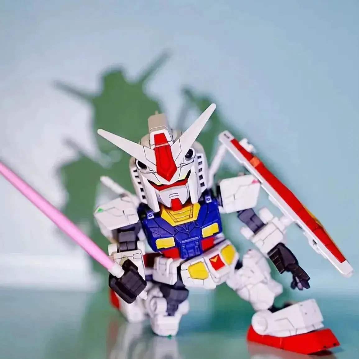 RX78F00 Gundam SDCS Assembly Model Kit With Movable Joints - ToylandEU