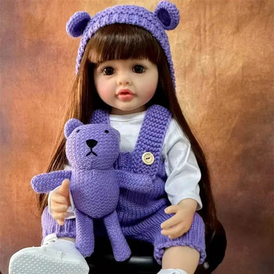  JOYORA Lifelike Reborn Dolls Realistic Full Silicone Baby Bebe Vinyl 50CM Newborn Girl Doll Princess Toddler Toy Gift -  ToylandEU™