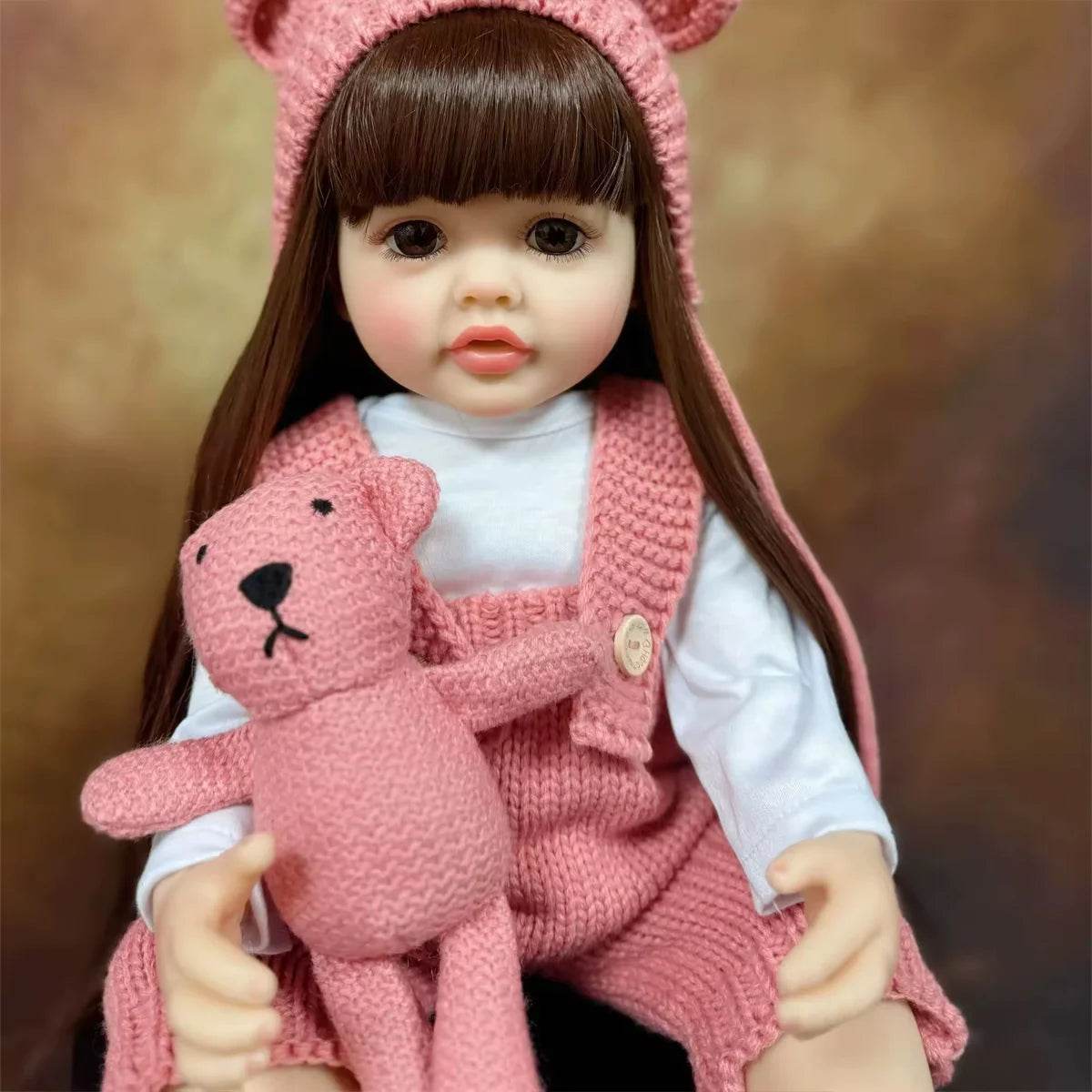 JOYORA Lifelike Reborn Dolls Realistic Full Silicone Baby Bebe Vinyl 50CM Newborn Girl Doll Princess Toddler Toy Gift - ToylandEU