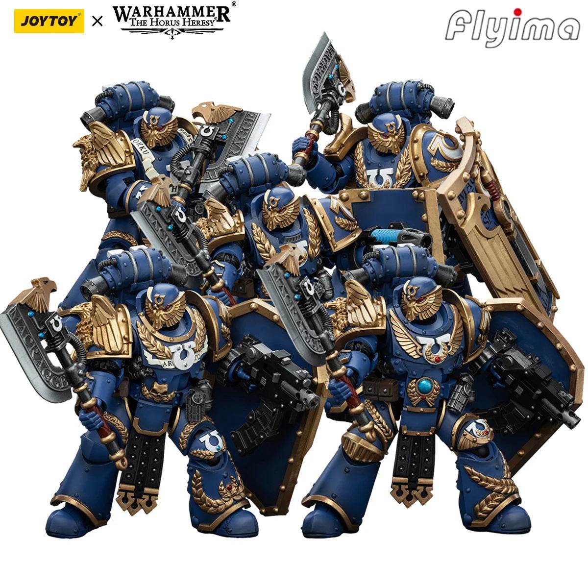 JOYTOY Warhammer 30K 1/18 Action Figures Ultramarines 5PCS Model - ToylandEU