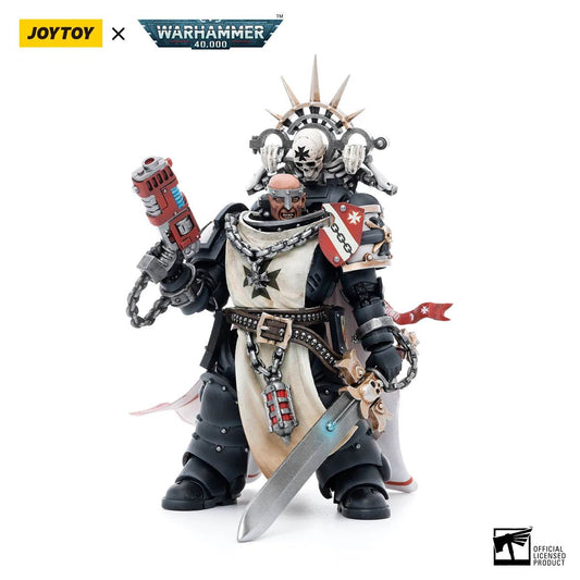 JOYTOY Warhammer 40K 1/18 Action Figure Black Templars Marshal Baldeckrath - ToylandEU