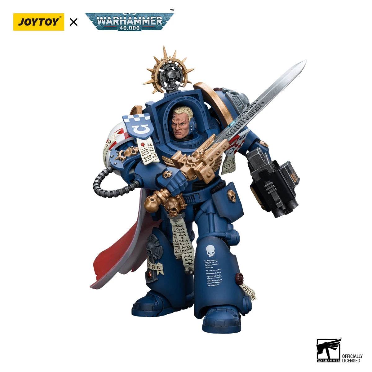 JOYTOY Warhammer 40K 1/18 Action Figure Ultramarines Captain - ToylandEU