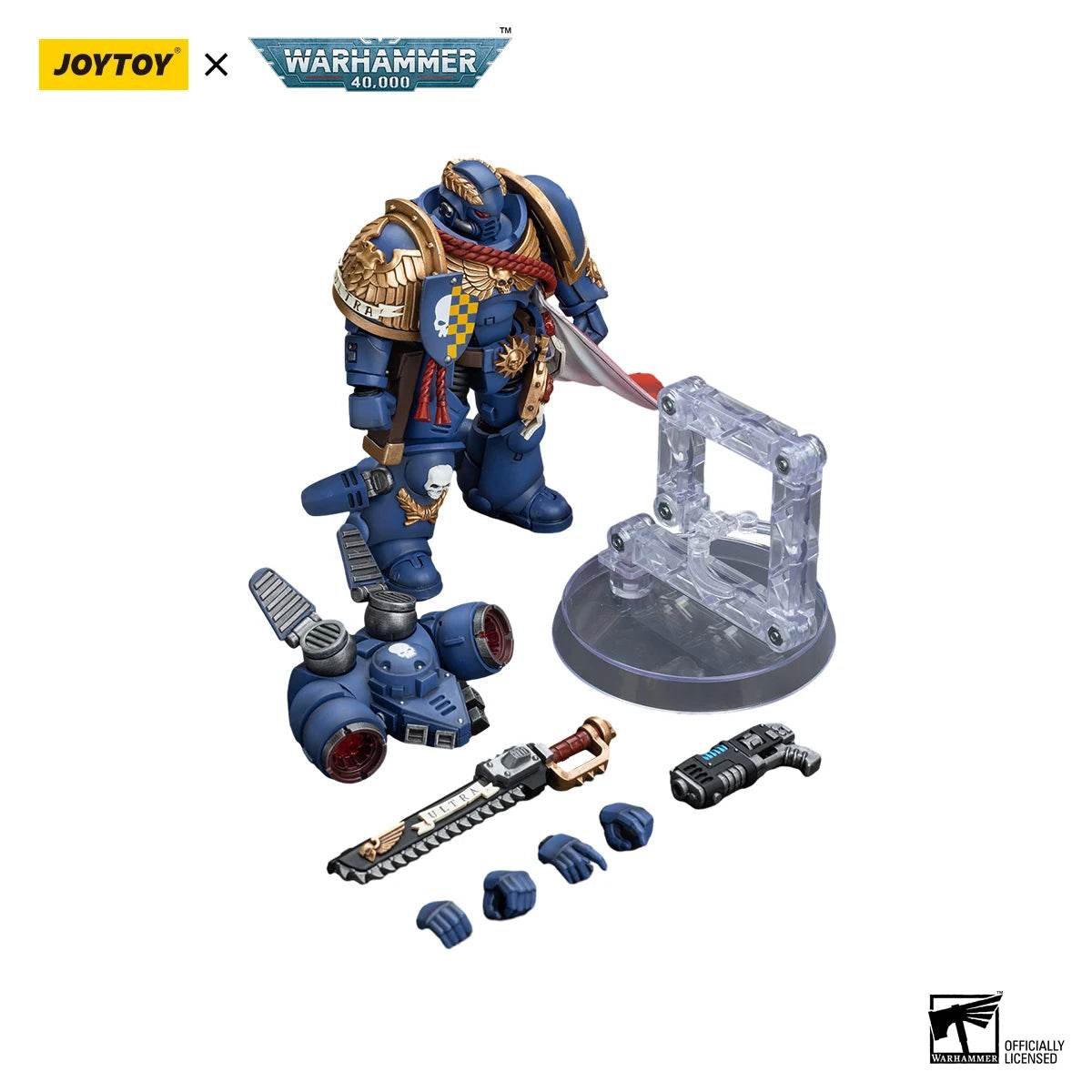 JOYTOY Warhammer 40K 1/18 Action Figures Ultramarines Captain Model - ToylandEU