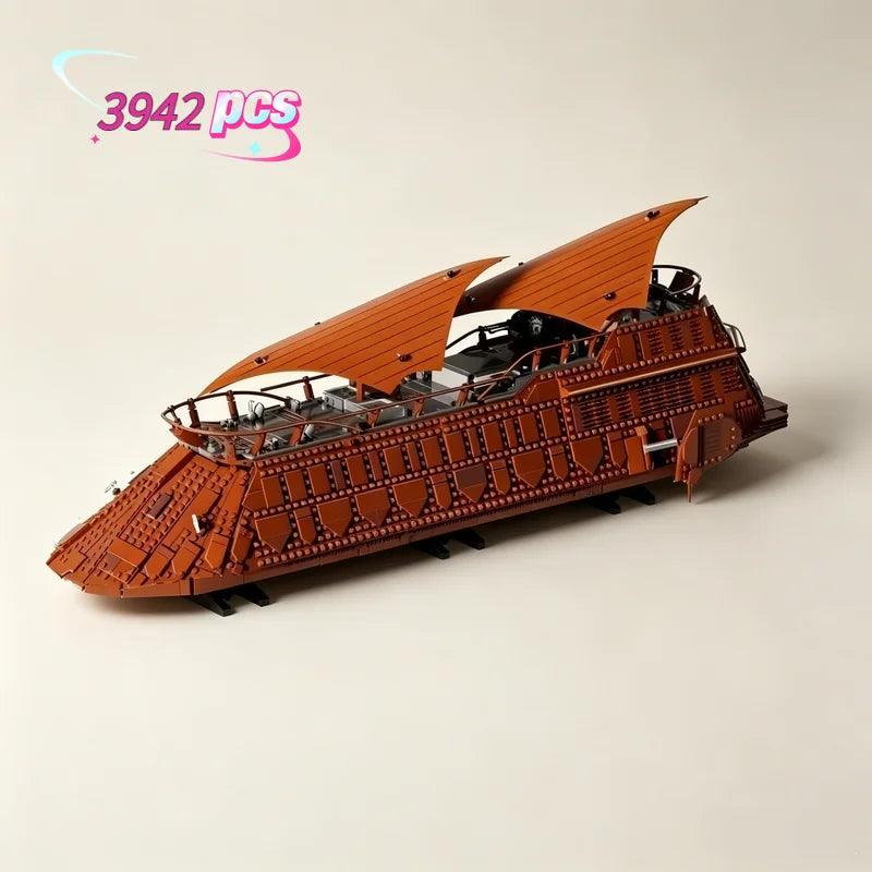 Jabba Barge Building Bricks | 3942 Pieces | Toylandeu™