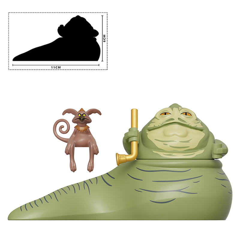 Jabba the Hutt Minifigure | Custom LEGO-Compatible | Toylandeu™