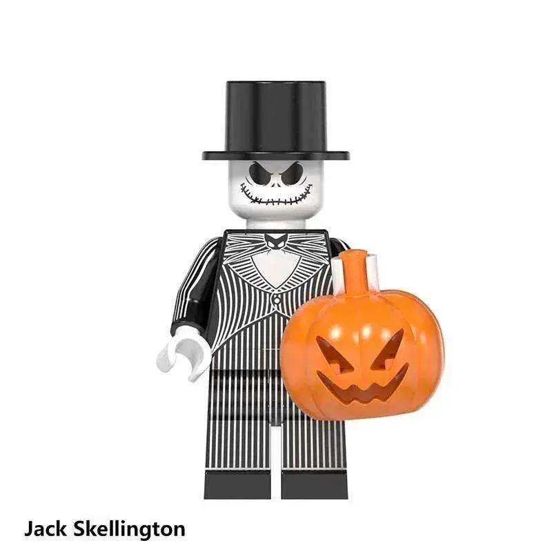 Jack Skellington Custom Figure The Pumpkin King Collectible With Pinstripe Suit, Skeletal Head, Bat Bowtie - ToylandEU
