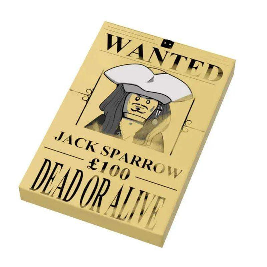  Jack Sparrow Wanted Poster (2x3 Tile) -  ToylandEU™