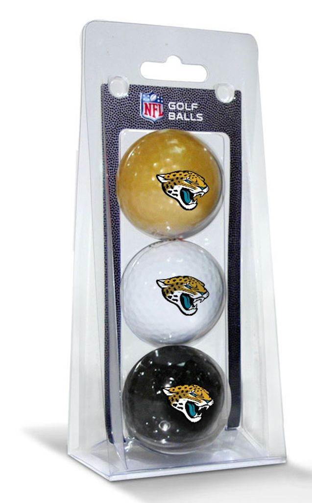 Jacksonville Jaguars 3 Pack Golf Balls Special Order - ToylandEU