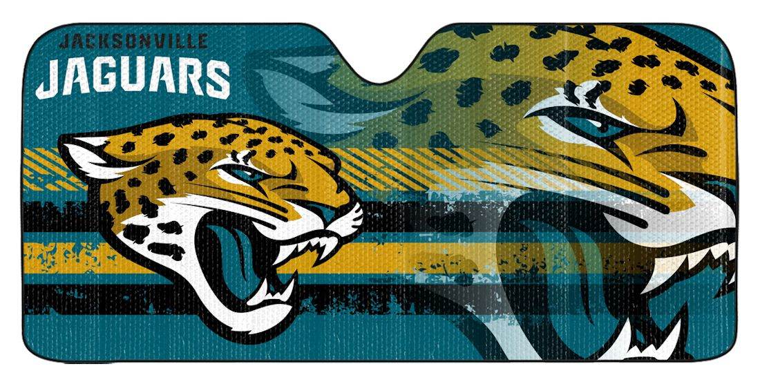 Jacksonville Jaguars Auto Sun Shade 59x27 UV Protection - ToylandEU
