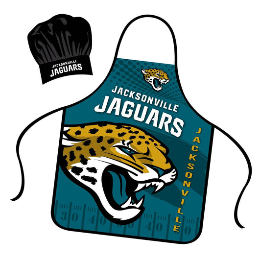 Jacksonville Jaguars Chef Hat and Apron Set for Fans - ToylandEU