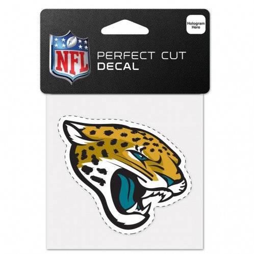 Jacksonville Jaguars Decal 4x4 Perfect Cut Color Sticker - ToylandEU