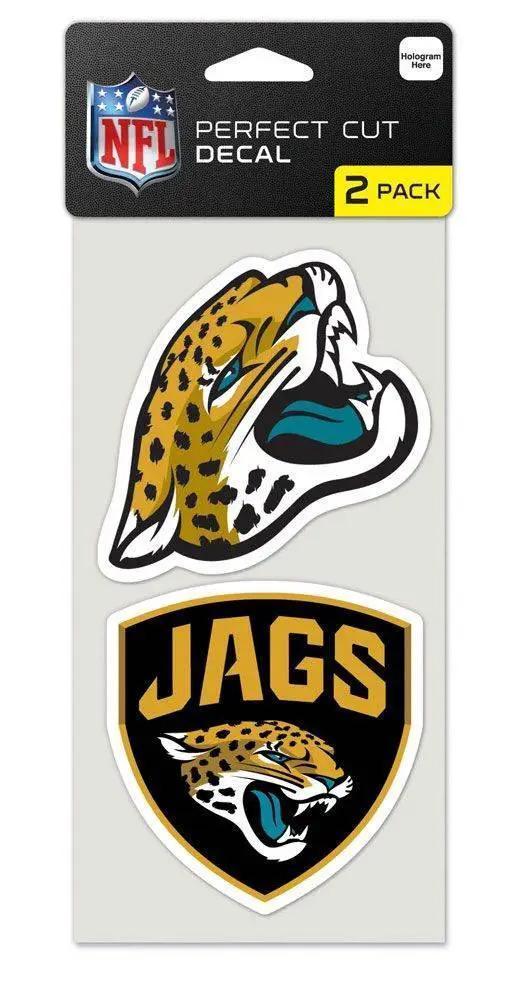  Jacksonville Jaguars Decal 4x4 Set of 2 Perfect Cut -  ToylandEU™