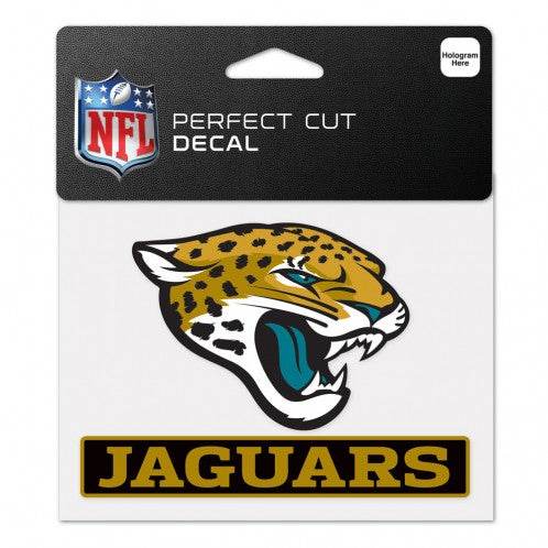 Jacksonville Jaguars Decal Perfect Cut Color 4.5x5.75 - ToylandEU