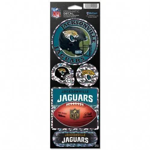  Jacksonville Jaguars Die Cut Decal Prismatic Style 4x11 -  ToylandEU™