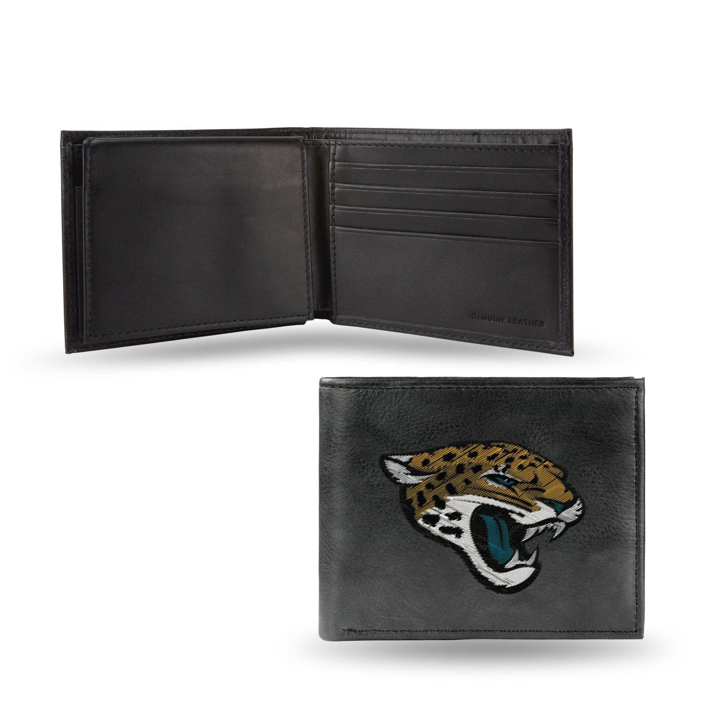 Jacksonville Jaguars Embroidered Leather Billfold Special - ToylandEU