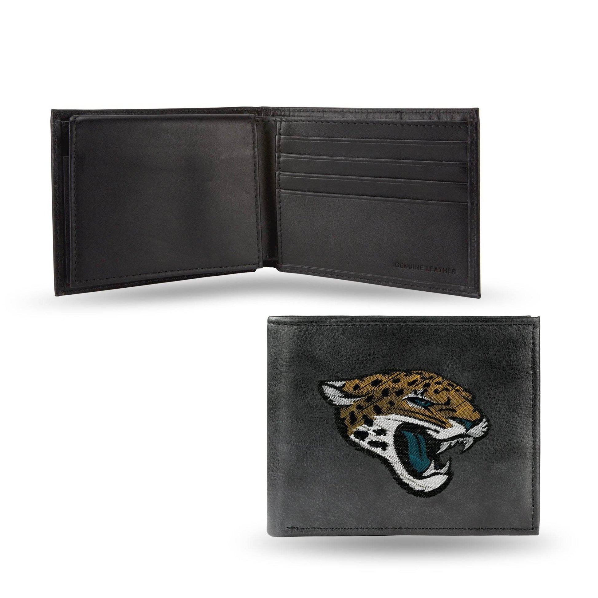 Jacksonville Jaguars Embroidered Leather Billfold Special - ToylandEU