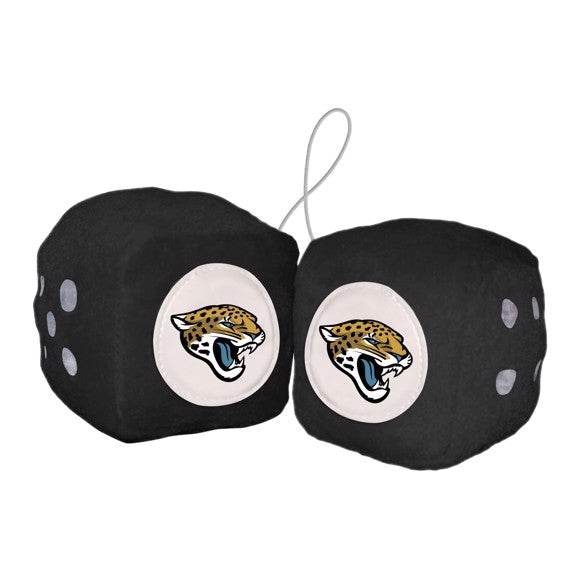 Jacksonville Jaguars Fuzzy Dice Plush Car Decor With Logo - ToylandEU