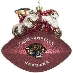  Jacksonville Jaguars Glass Football Ornament Peggy Abrams -  ToylandEU™