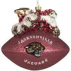  Jacksonville Jaguars Glass Football Ornament Peggy Abrams -  ToylandEU™