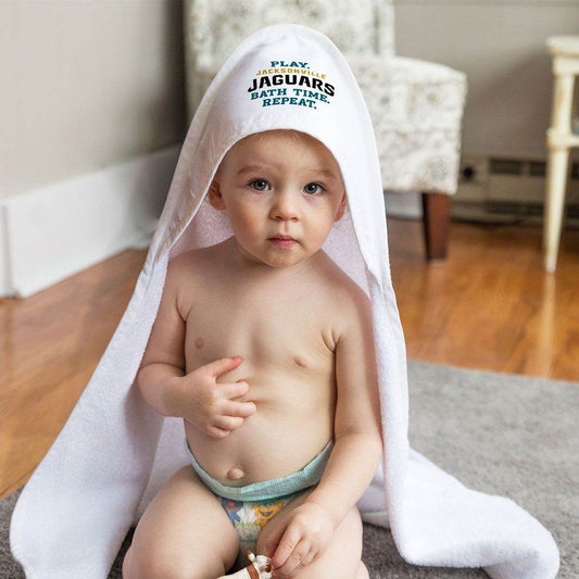 Jacksonville Jaguars Hooded Baby Towel All Pro Terry Cloth - ToylandEU